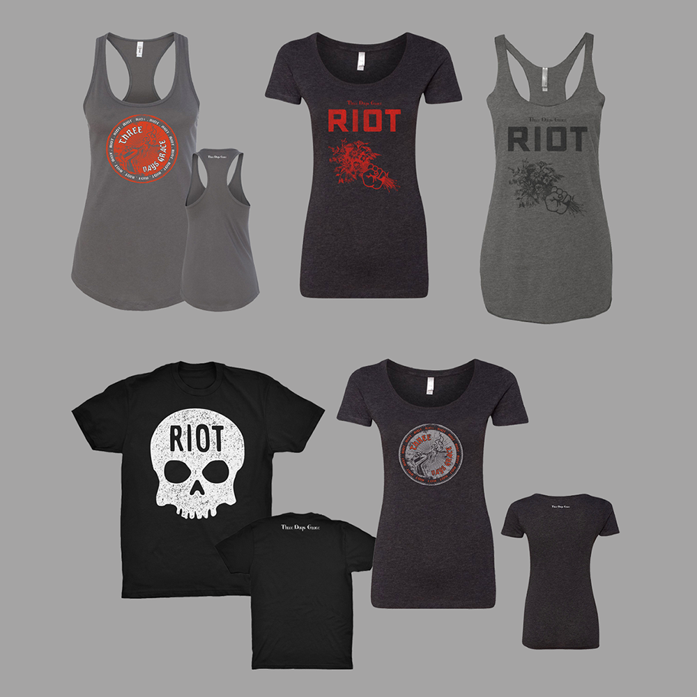 Riot Live From Moscow And New Riot Merch Three Days Grace