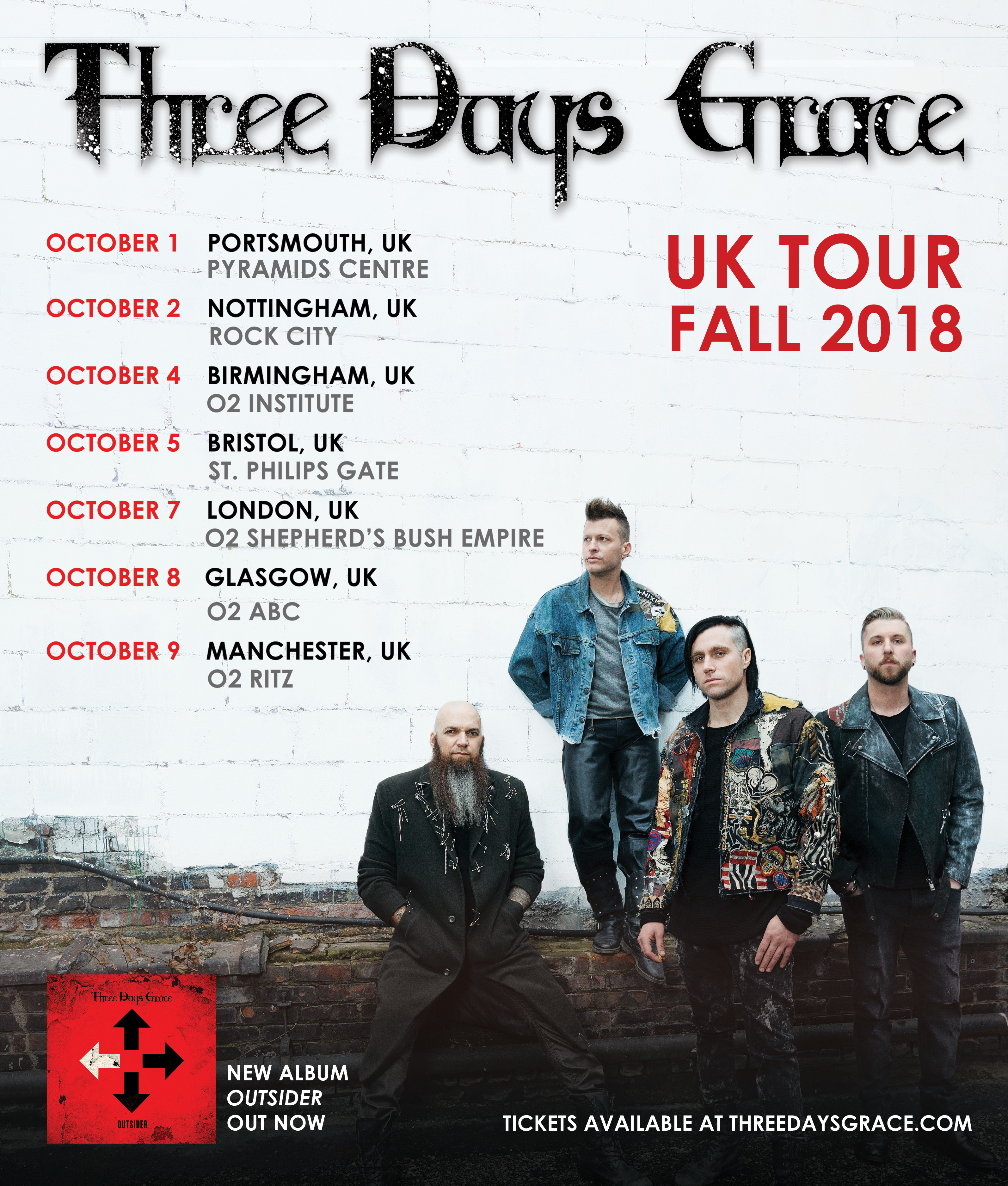3DG FALL 2018 UK TOUR ANNOUNCED