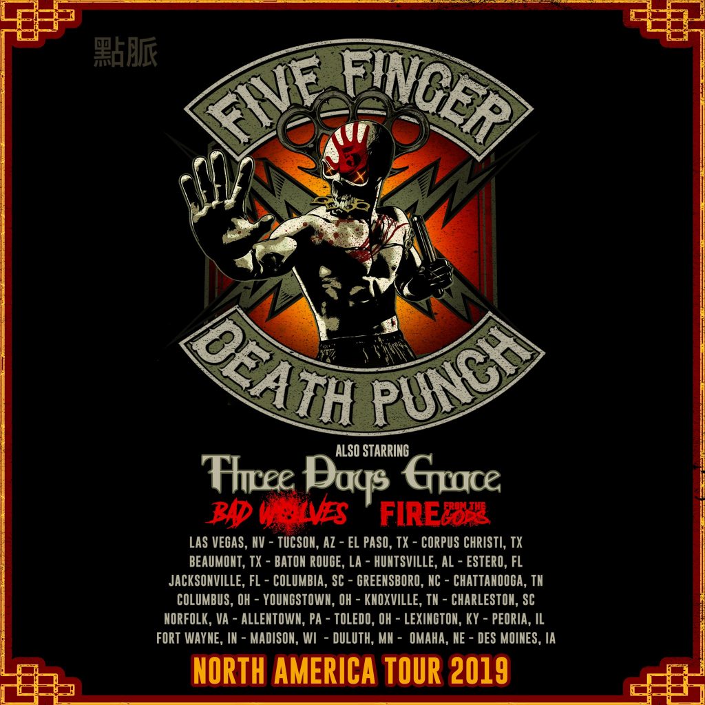 3DG Announce Fall Tour with Five Finger Death Punch Three Days Grace