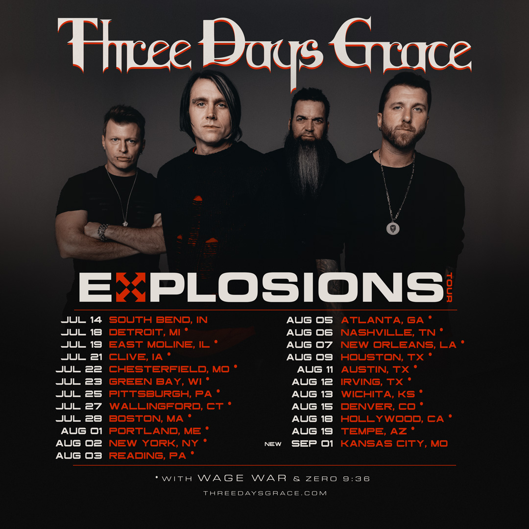 EXPLOSIONS Tour VIP Upgrades for USA Dates