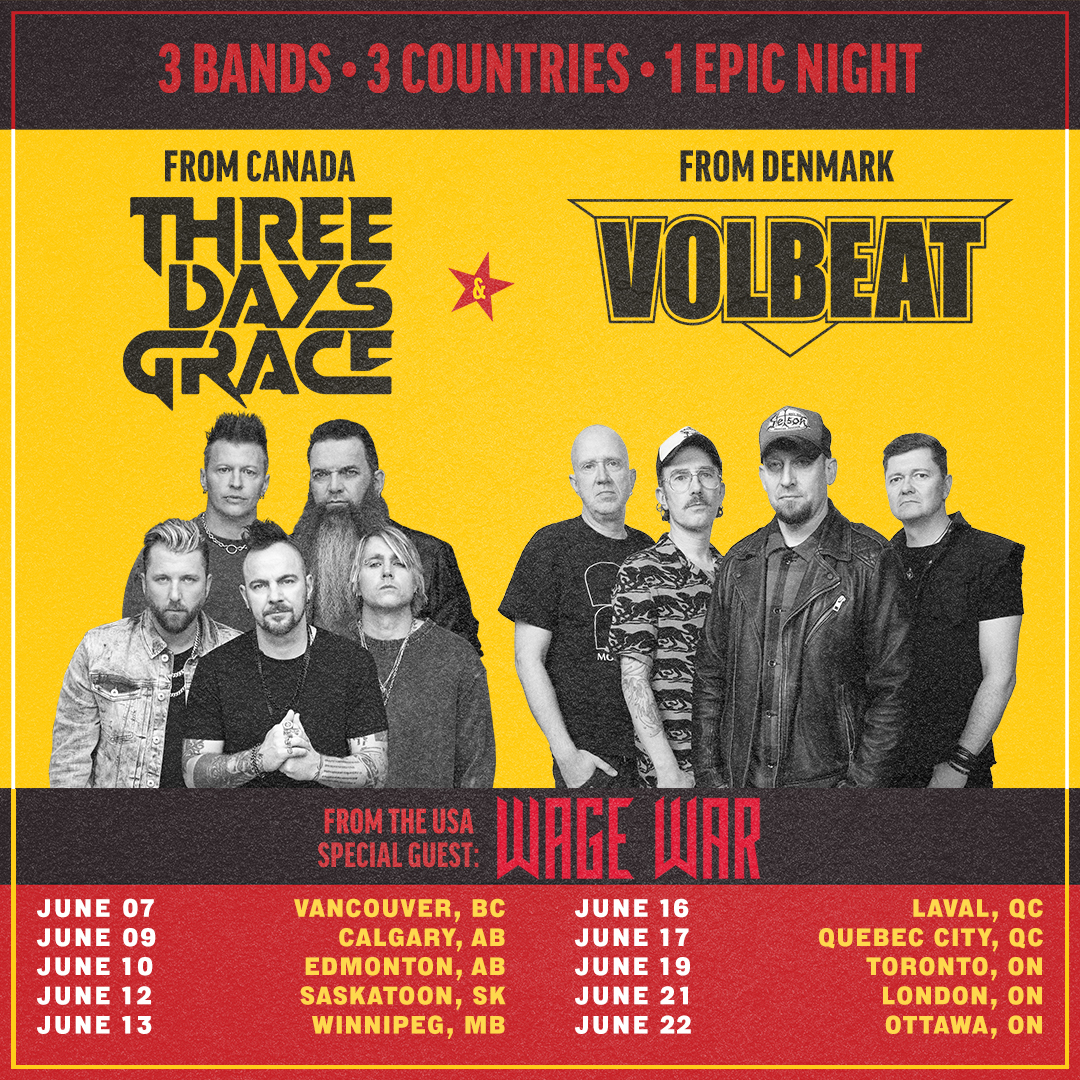 CANADA CO-HEADLINE WITH VOLBEAT | JUNE 2025